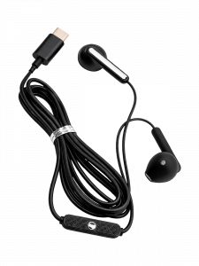 Наушники проводные гарнитура Type-C с микрофоном Орбита OT-ERG60 Черные